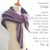 Farbe: Chiba Dreieckstuch handgestrickt, zzgl. 40,-€