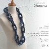 Farbe: Genova Schal handgestrickt