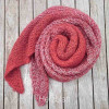 Farbe: Herzblatt Zipfelschal handgestrickt