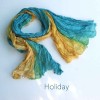 Farbe: Holiday Seidentuch Crinkle