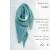 Farbe: Iwaki Dreieckstuch handgestrickt, zzgl. 10,-€