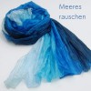 Farbe: Meeresrauschen Seidentuch Crinkle