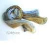 Farbe: Waldsee Seidentuch Crinkle