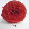 Farbe: Ziegel  Schurwolle naturgefärbt
