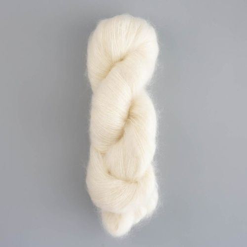 Silky Kid zum Selbst Färben - 1 Strang Mohair und Seide in Naturfarben