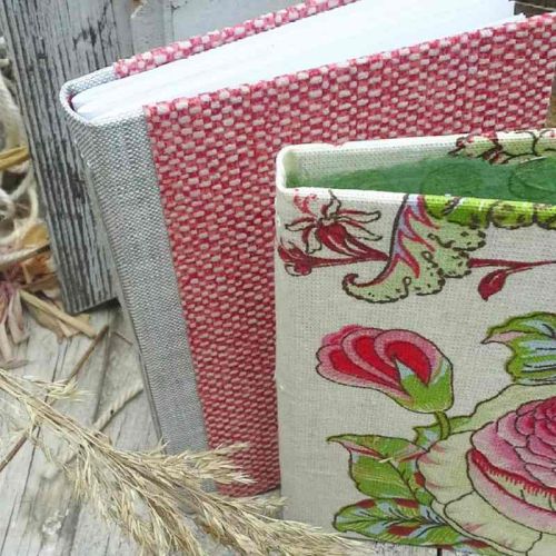 Selbstgebundene kleine Bücher