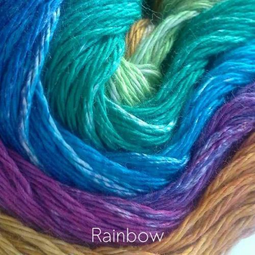 Detail Farbverlauf in allen Regenbogenfarben