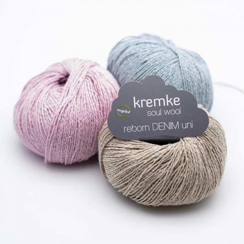 3 Knäuel reborn-denim in Pastelltönen