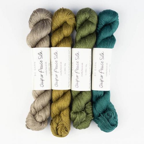 Grüntöne der Peace-Silk
